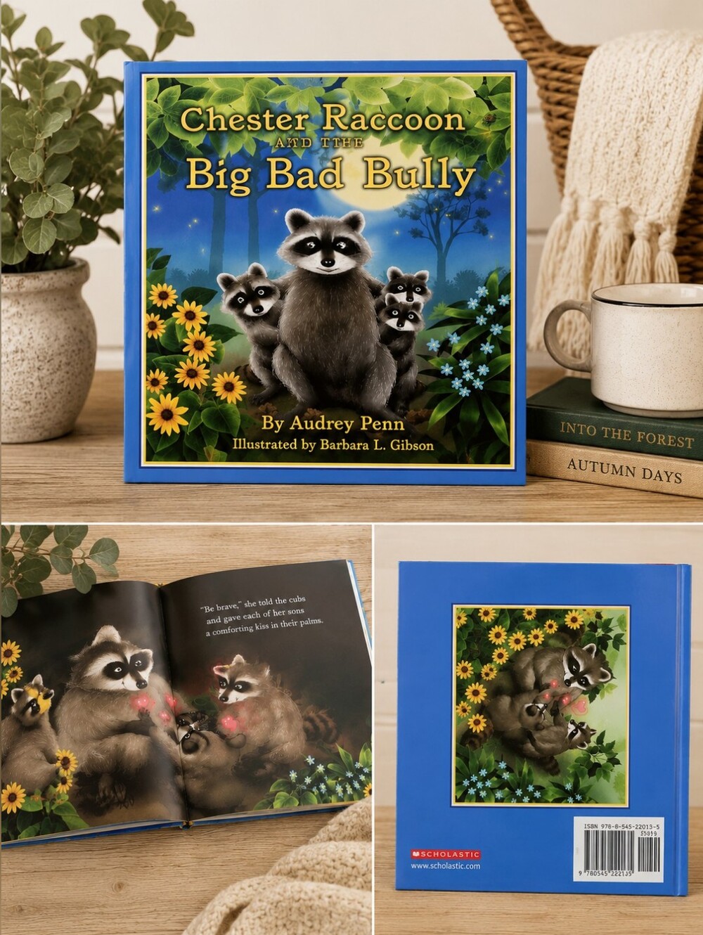 Chester Raccoon and the Big Bad Bully Audrey Penn Scholastic Kids Book